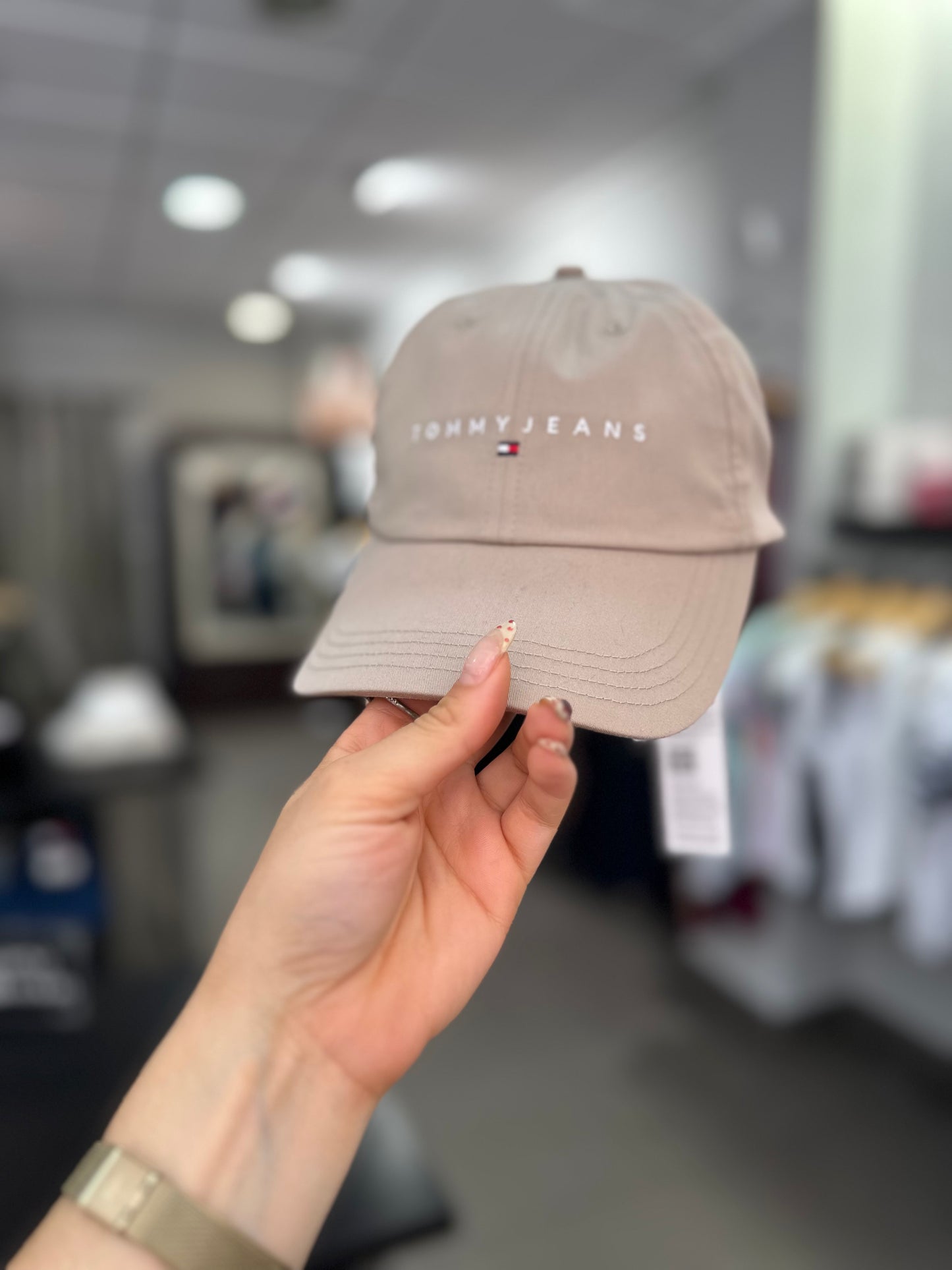 GORRA TOMMY JEANS BEIGE