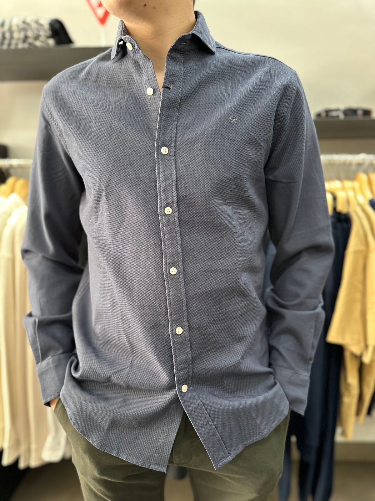 Camisa Silbon Marina tejido invierno