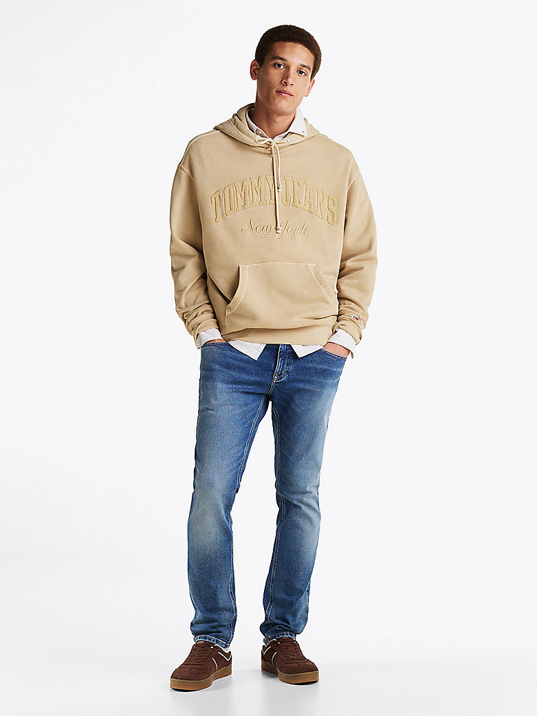 PANTALÓN TOMMY JEANS VAQUERO SCANTON SLIM AZUL LAVADO MEDIO HOMBRE