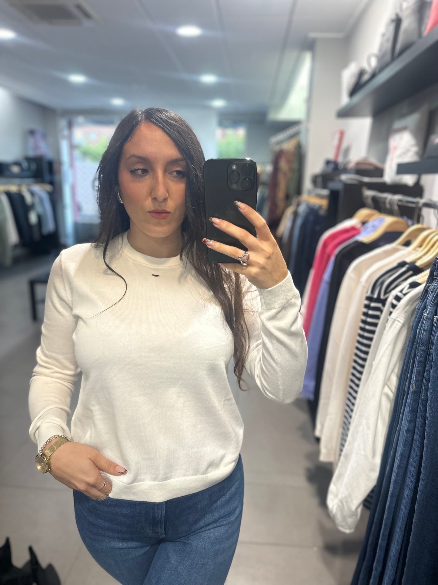 JERSEY TOMMY JEANS CRUDO