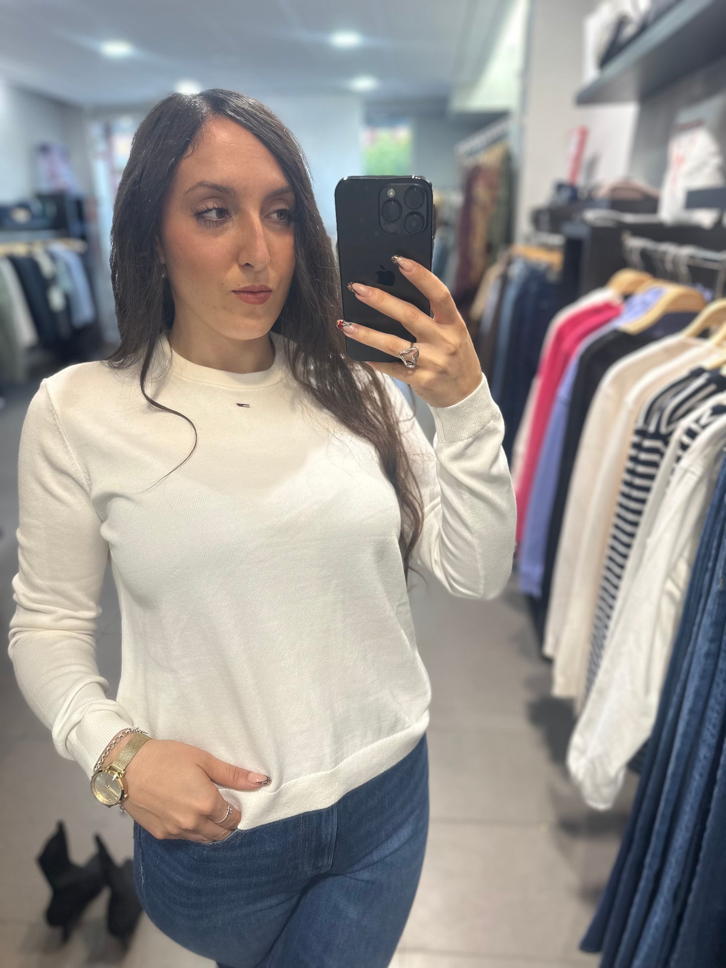 JERSEY TOMMY JEANS CRUDO
