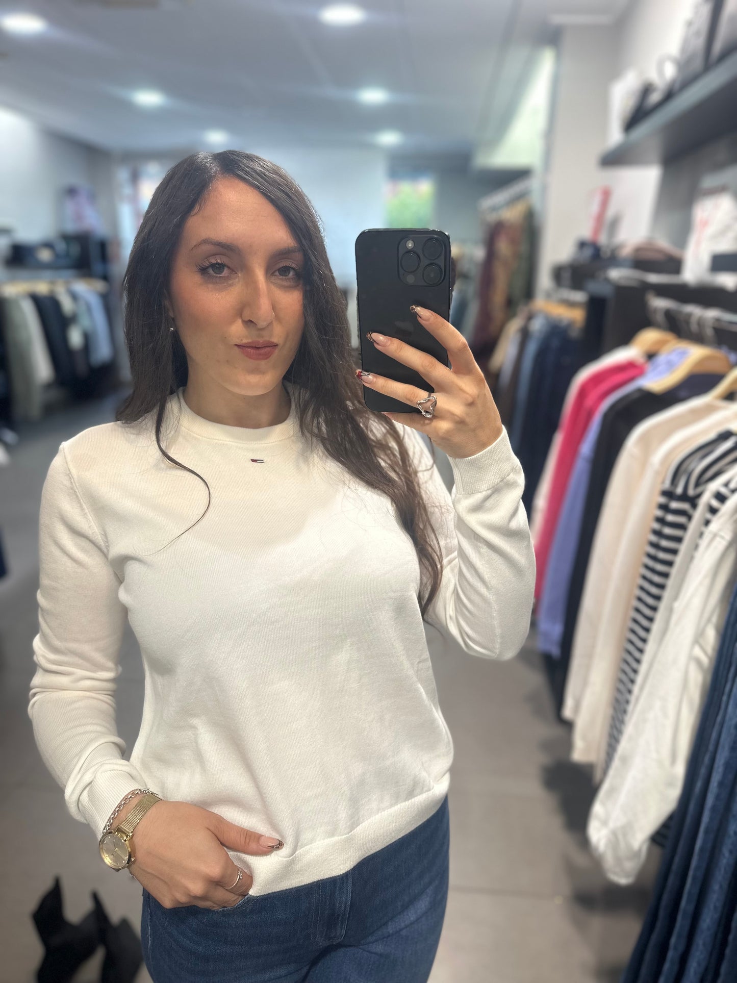 JERSEY TOMMY JEANS CRUDO