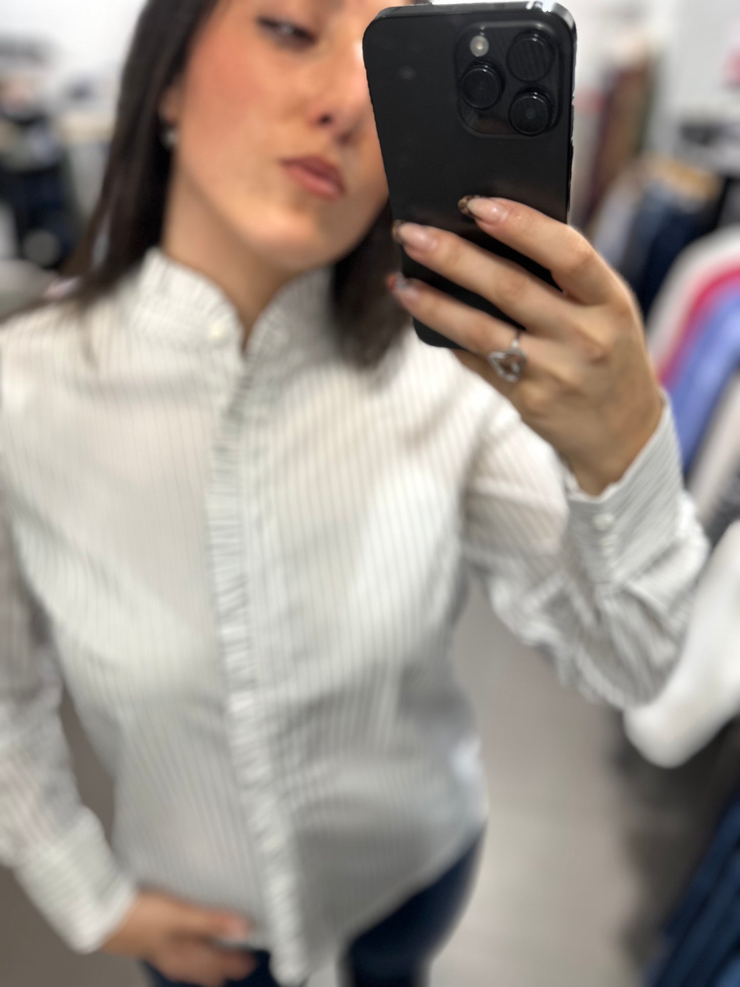 Camisa Tiffosi volante a rayas