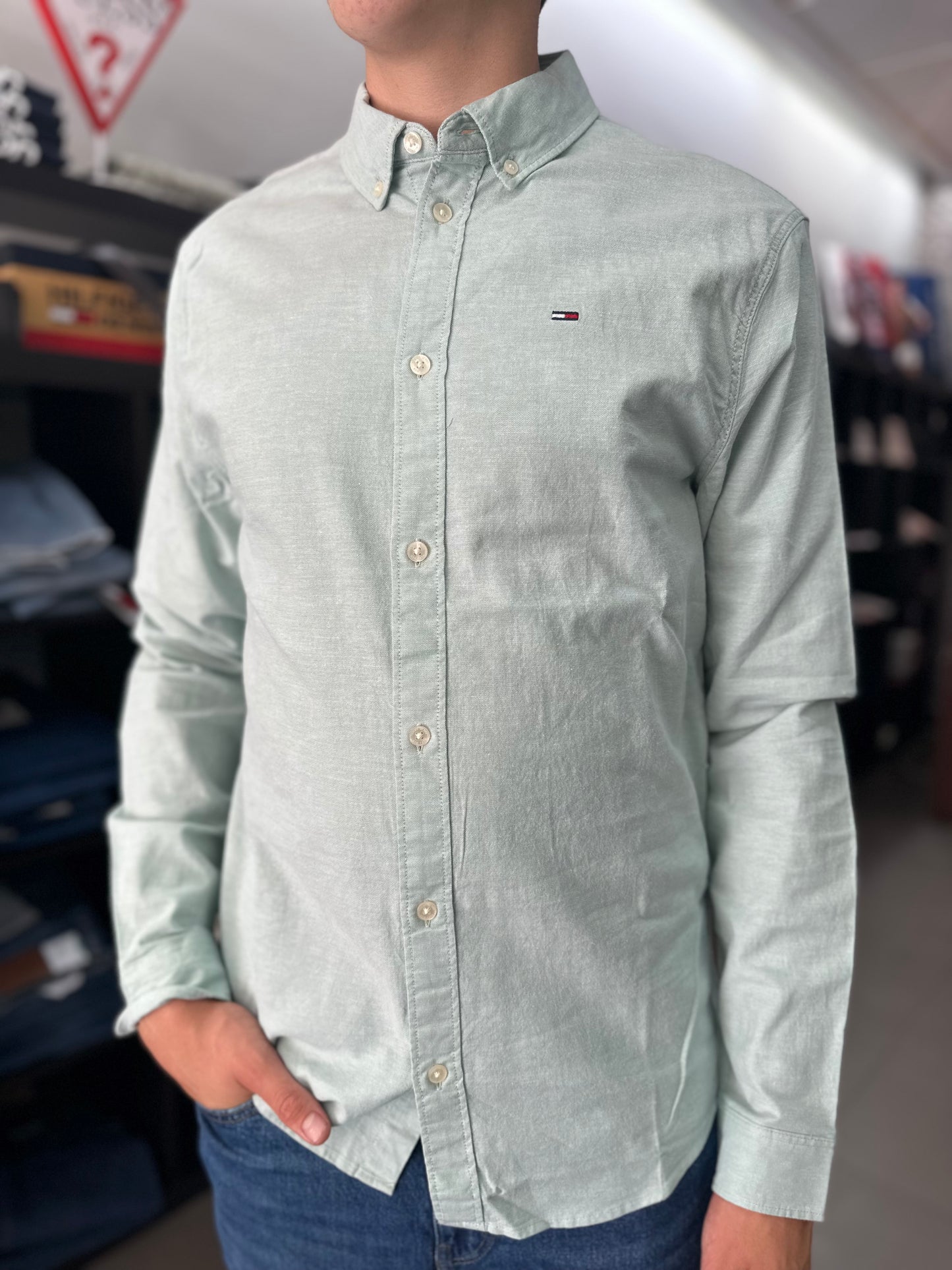 CAMISA TOMMY JEANS VERDE