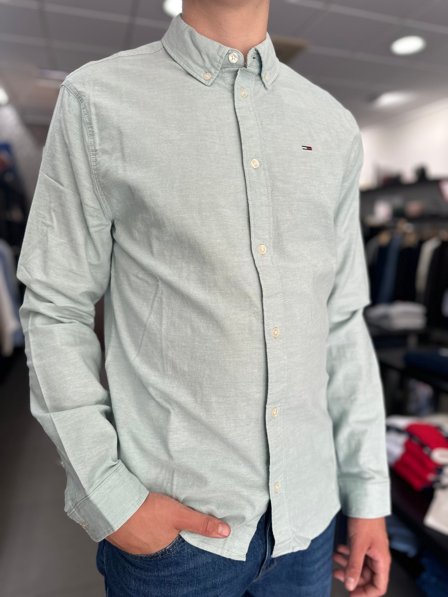 CAMISA TOMMY JEANS VERDE
