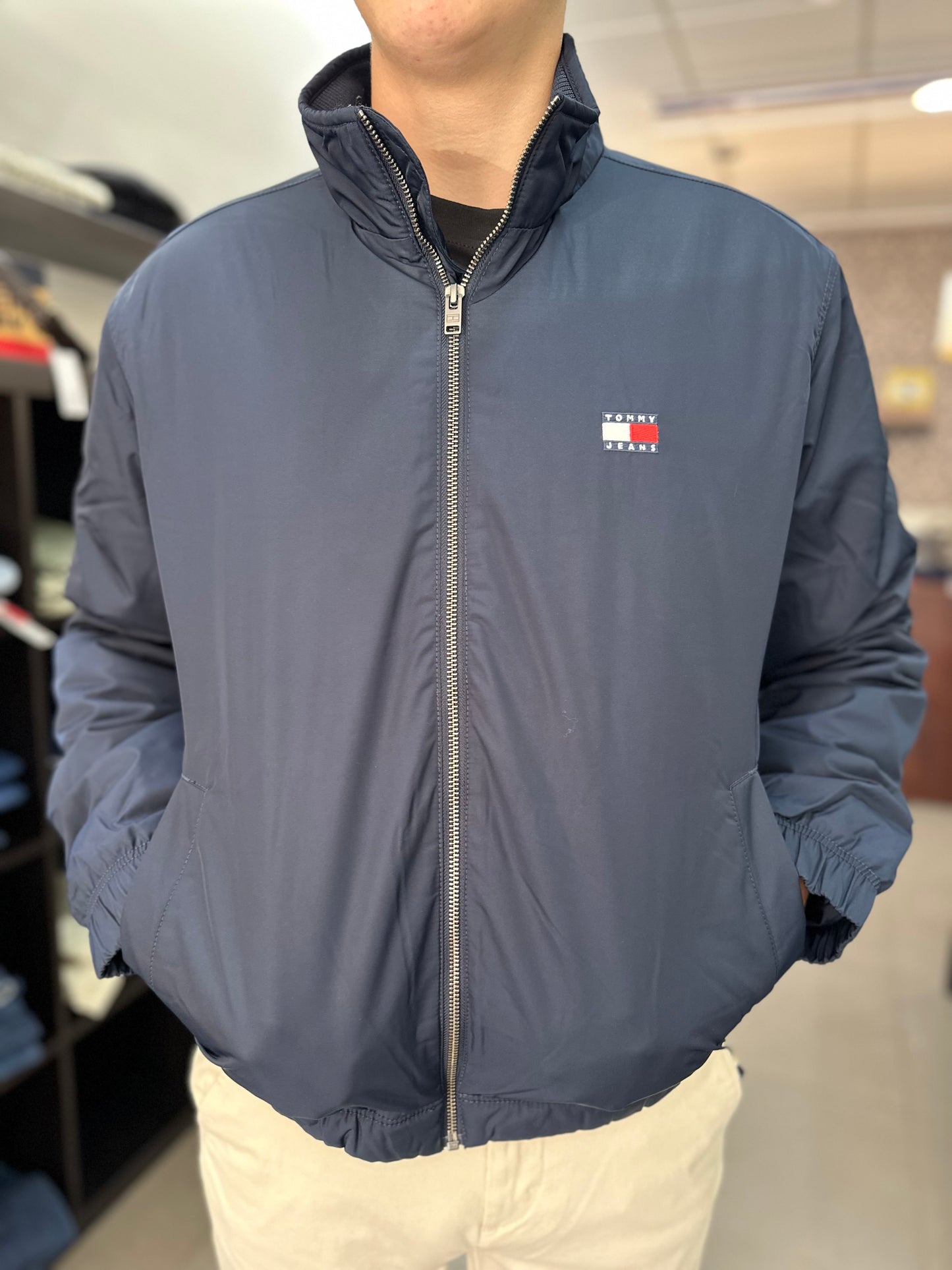 CHAQUETA TOMMY JEANS AZUL MARINO