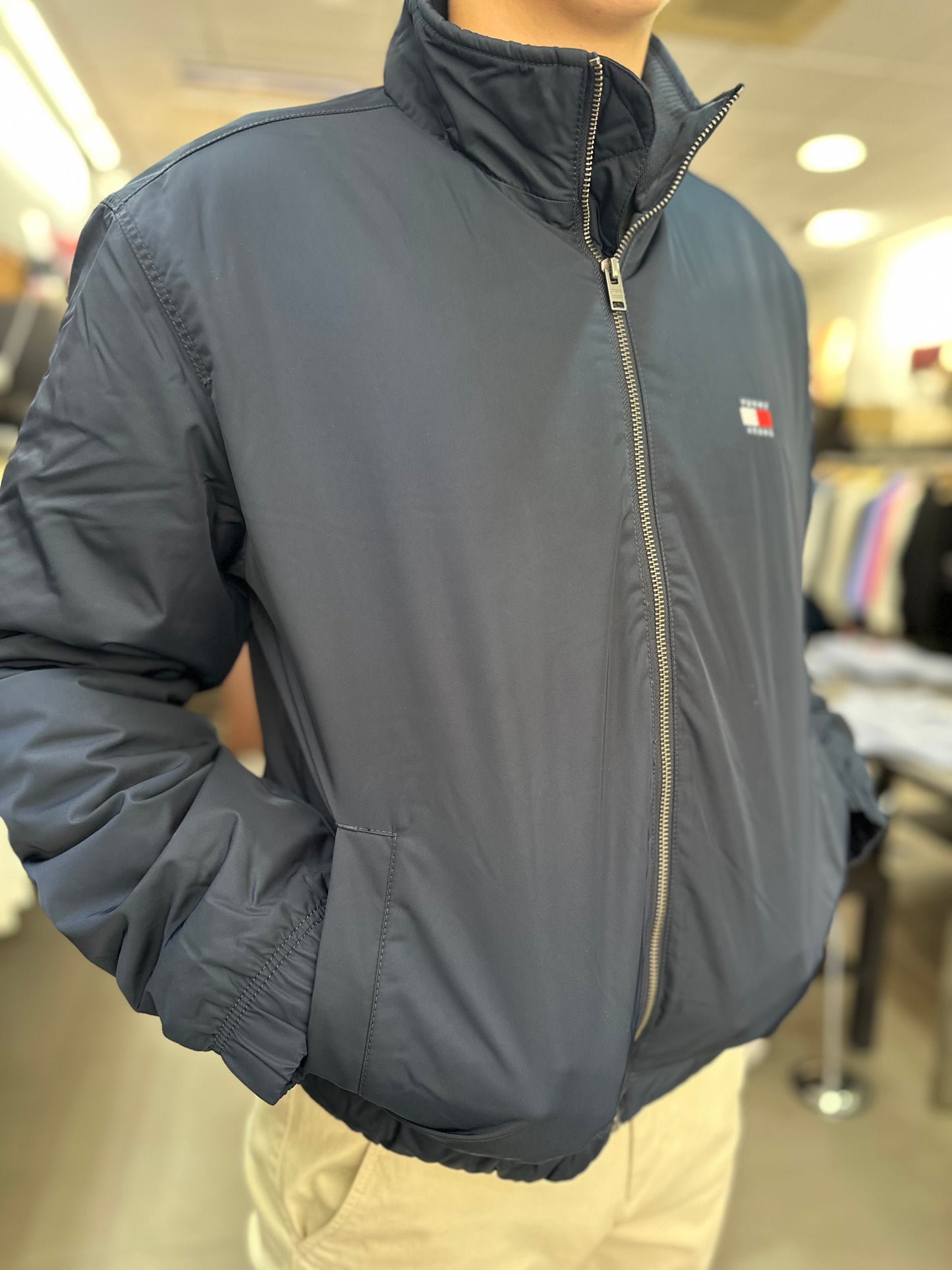 CHAQUETA TOMMY JEANS AZUL MARINO