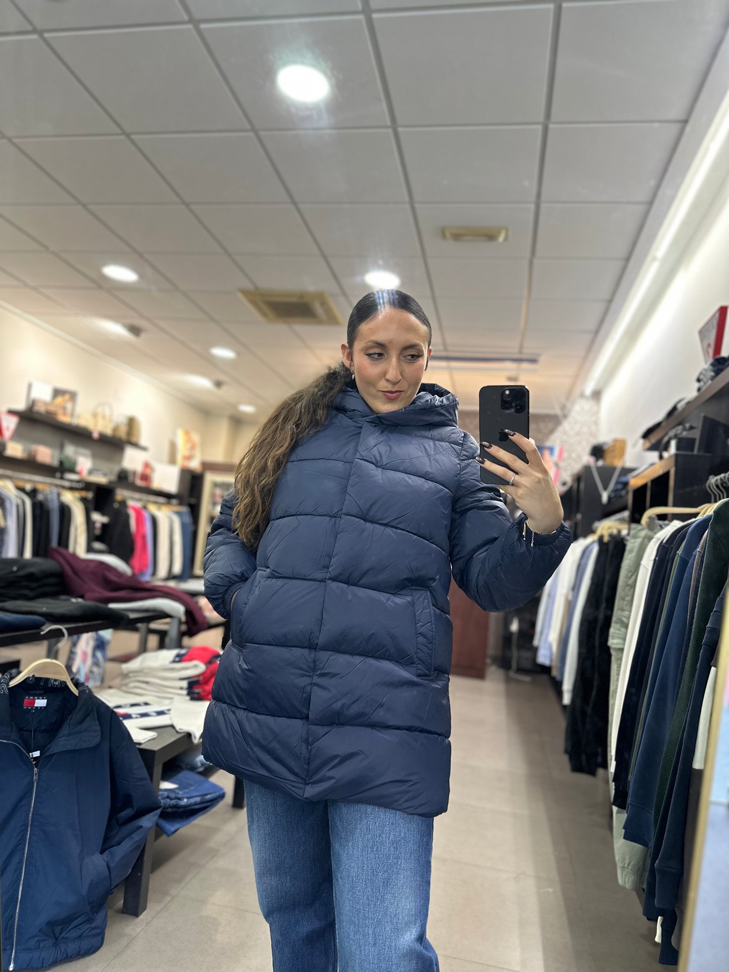 ABRIGO TIFFOSI ACOLCHADO AZUL MARINO