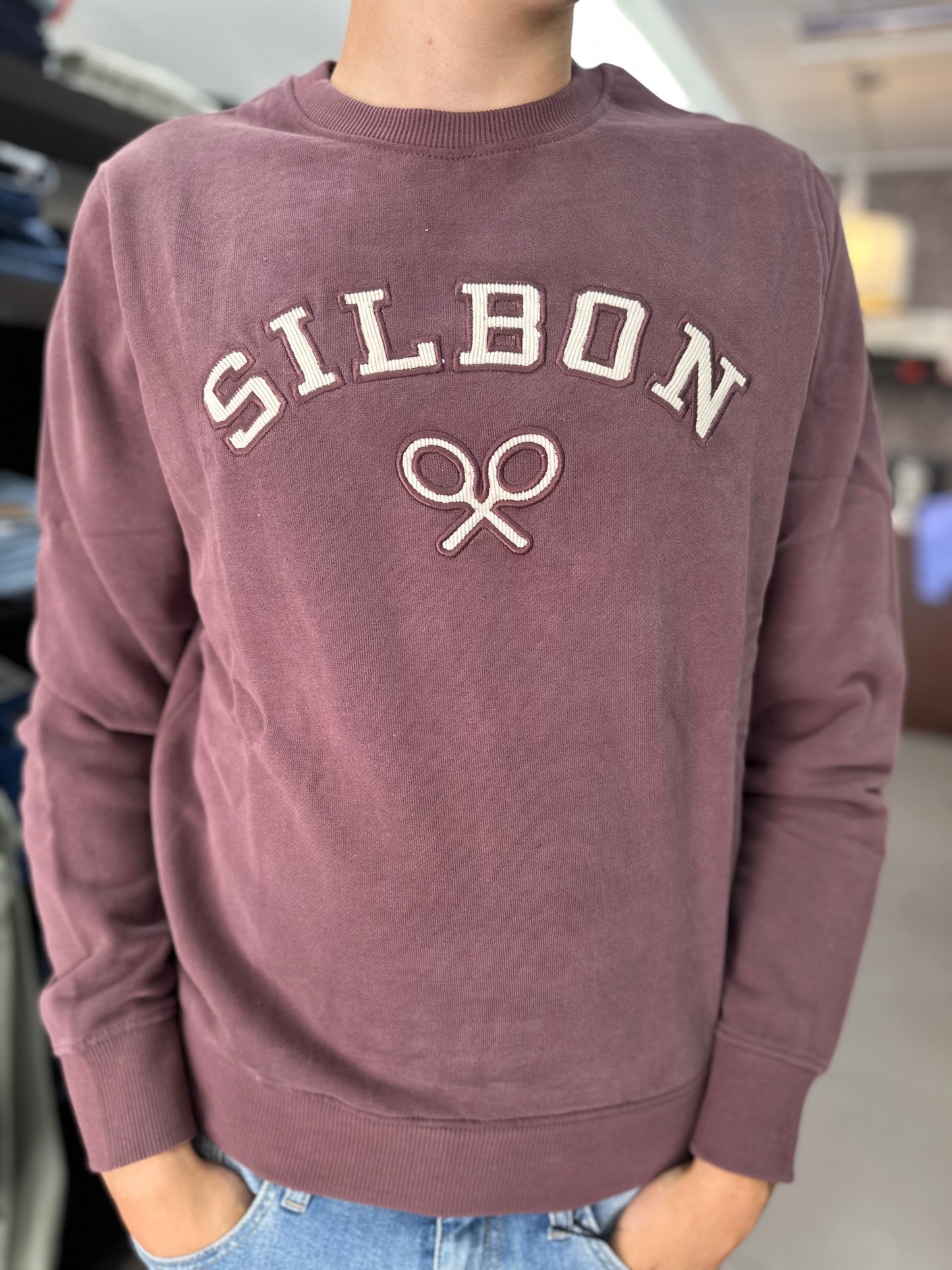 SUDADERA SILBON BERENJENA