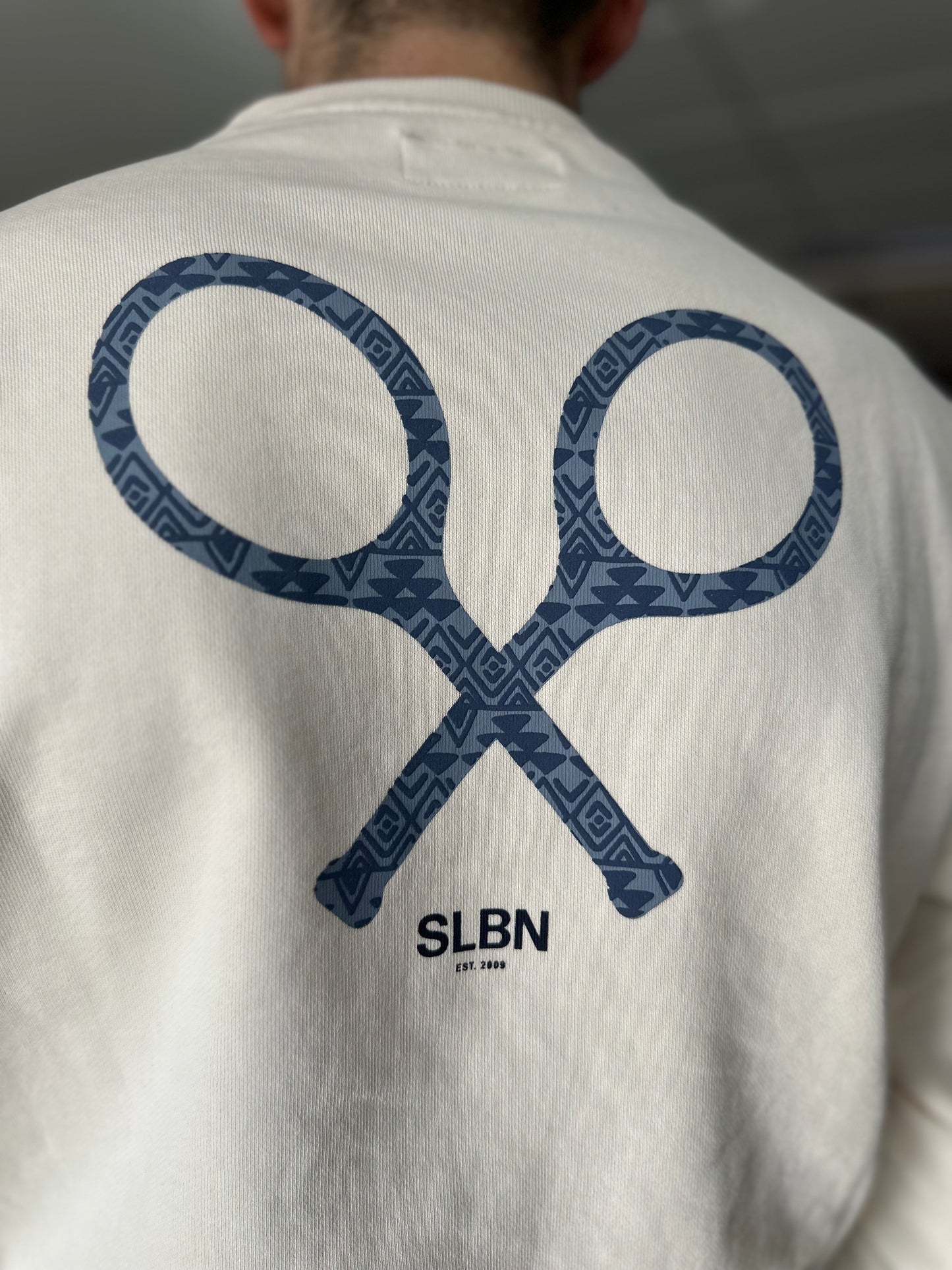 SUDADERA SILBON LOGO ESPALDA BEIGE
