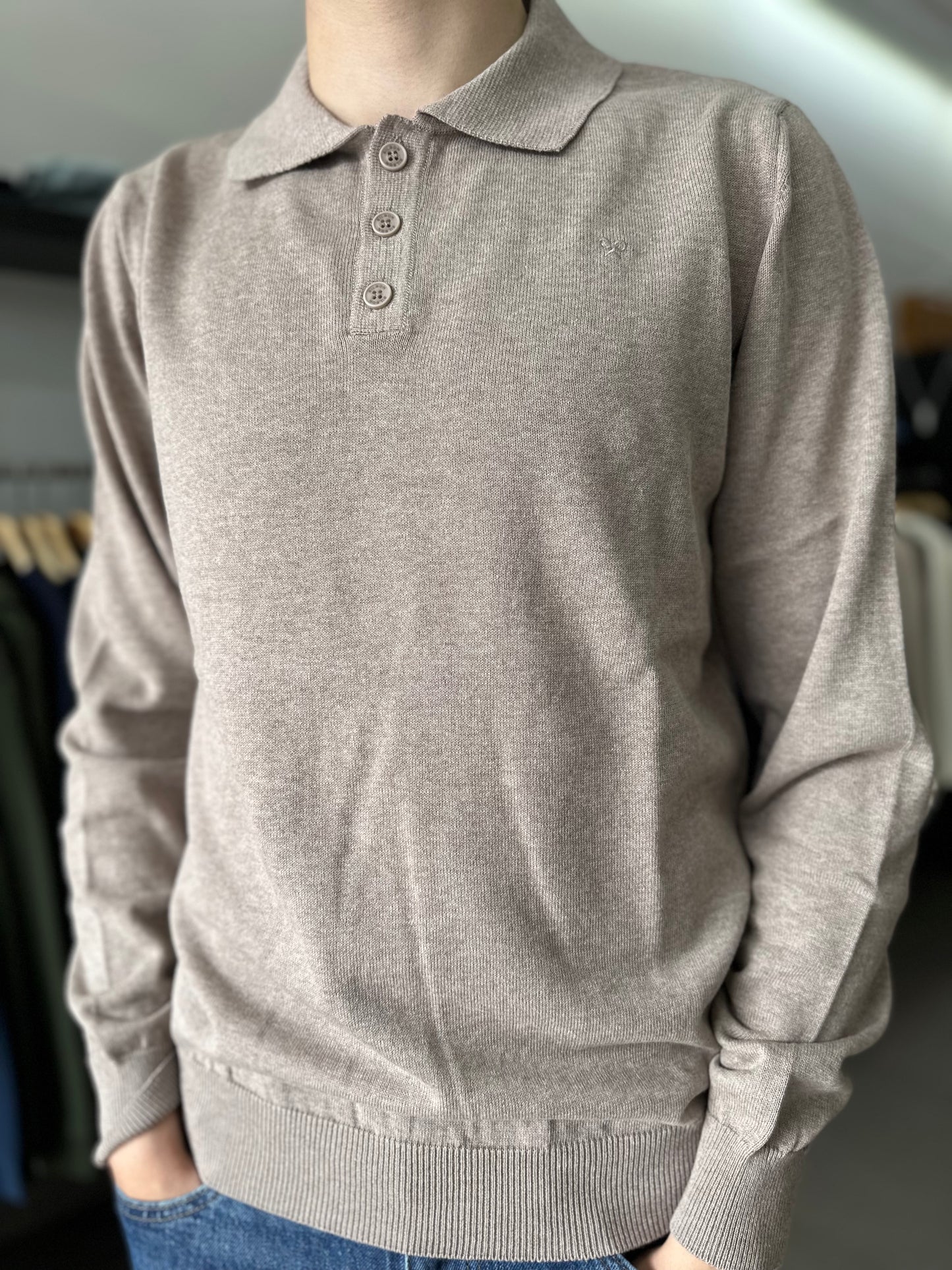 POLO PUNTO SILBON TAUPE