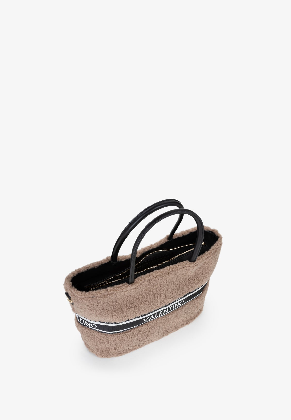 BOLSO VALENTINO JANE TAUPE BORREGO GRANDE