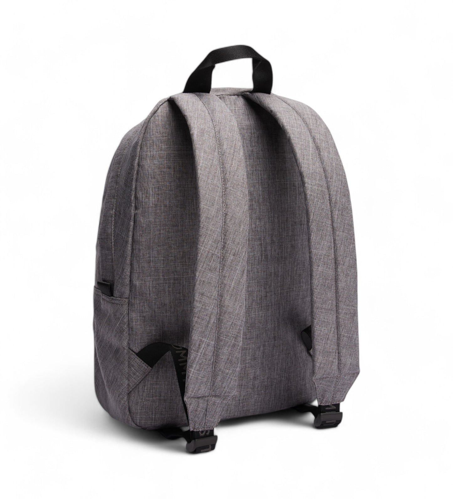 MOCHILA TOMMY JEANS GRIS DESGASTADO CORREAS CON LOGO HOMBRE