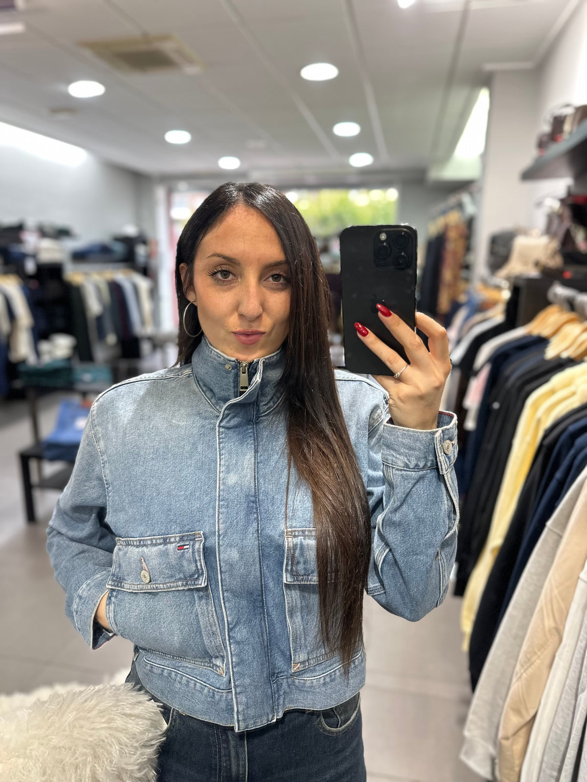 Chaqueta Vaquera Tommy con cuello