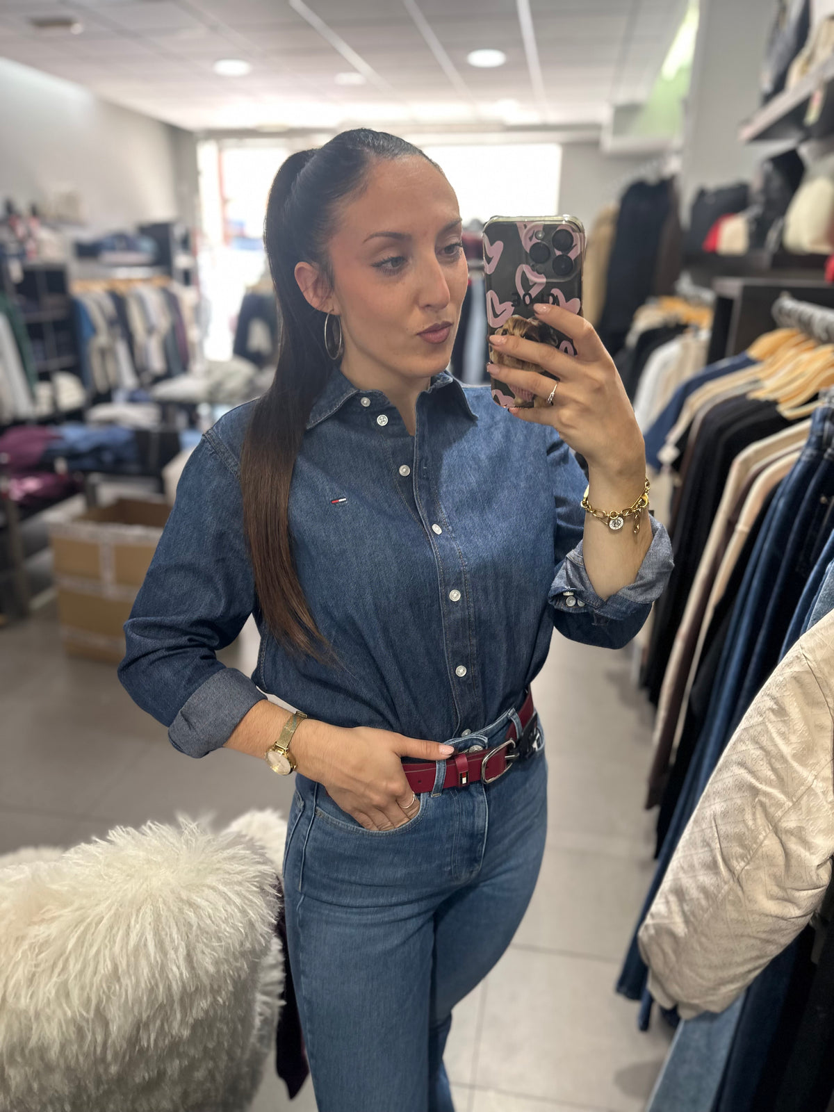 Camisa Vaquera Tommy