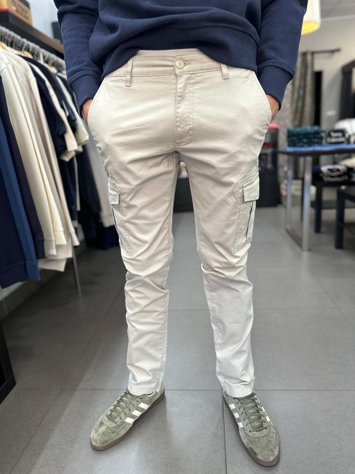 Pantalón Silbon Cargo beige