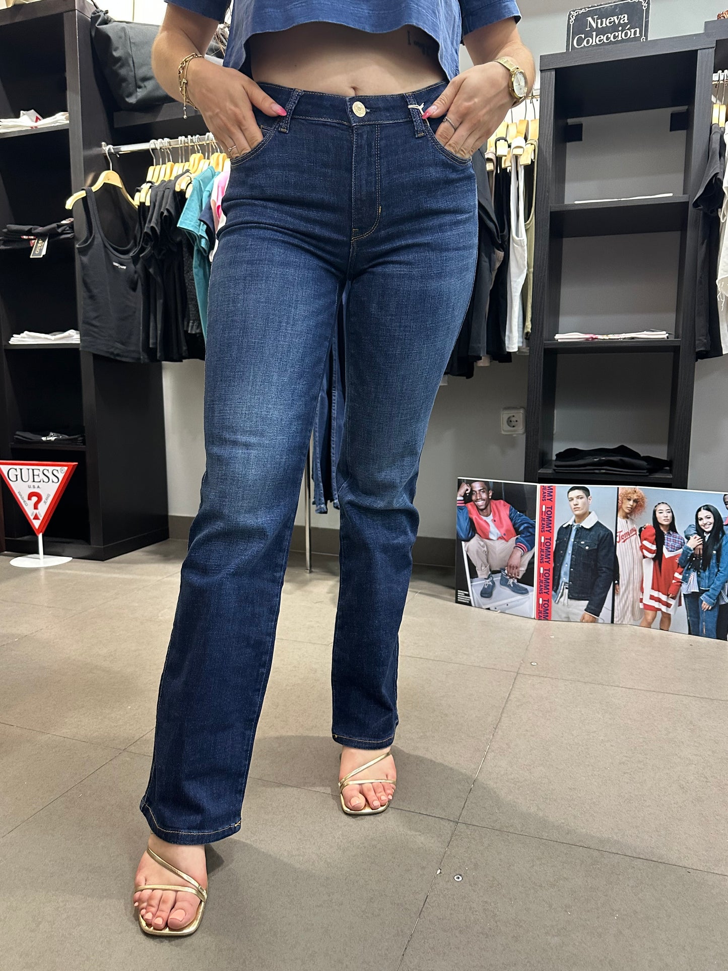 Vaquero Guess sexy straight rectos