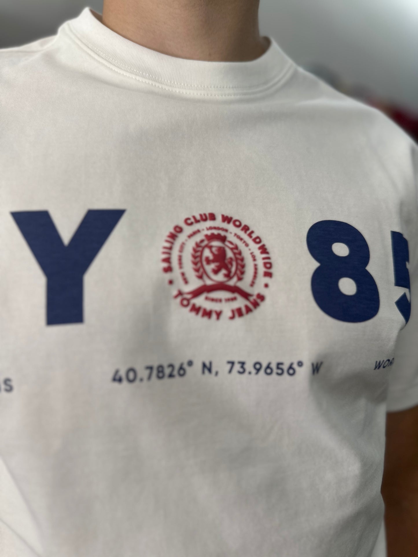 Camiseta NY Tommy blanca