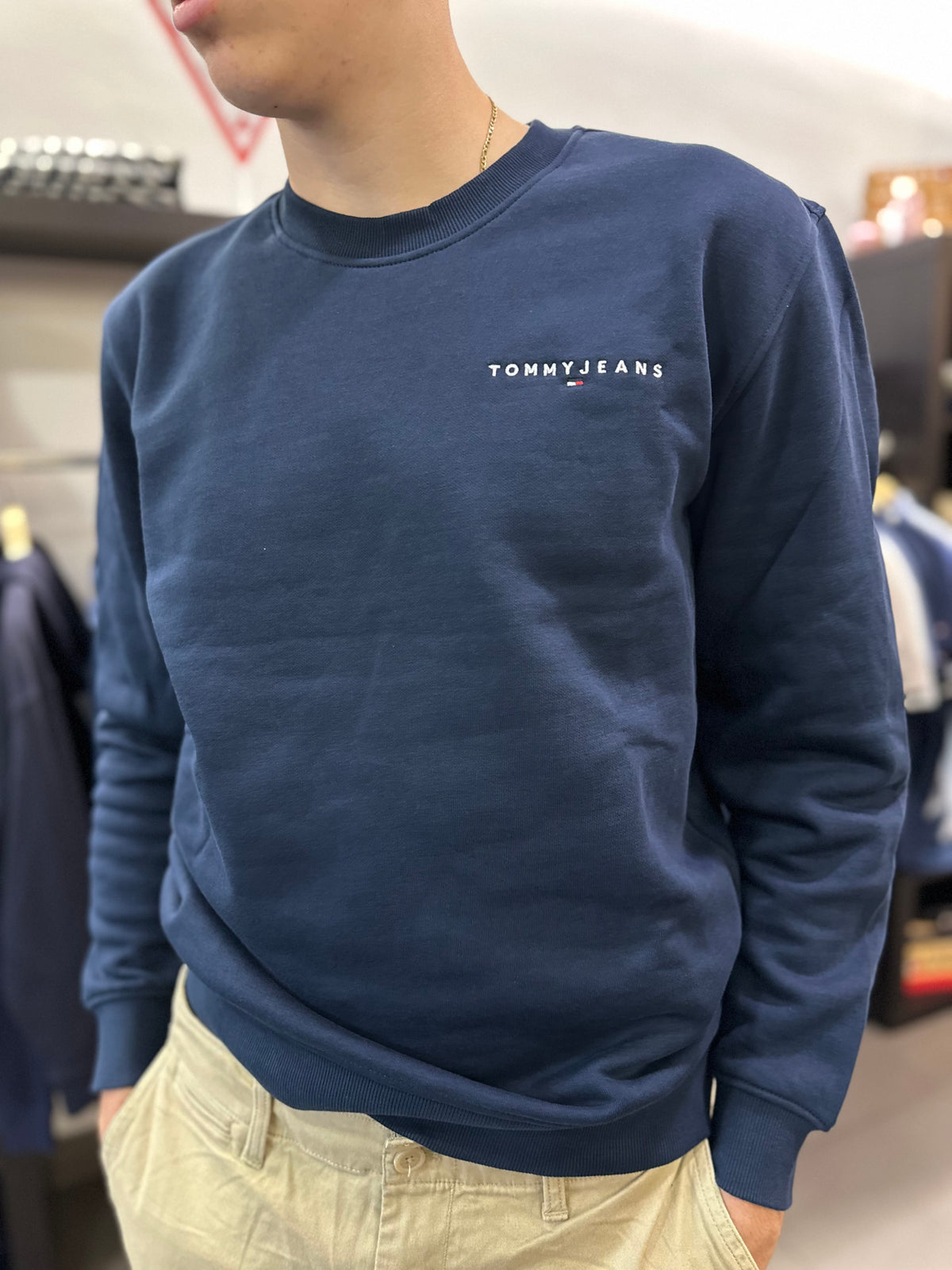 Sudadera Tommy básica marina