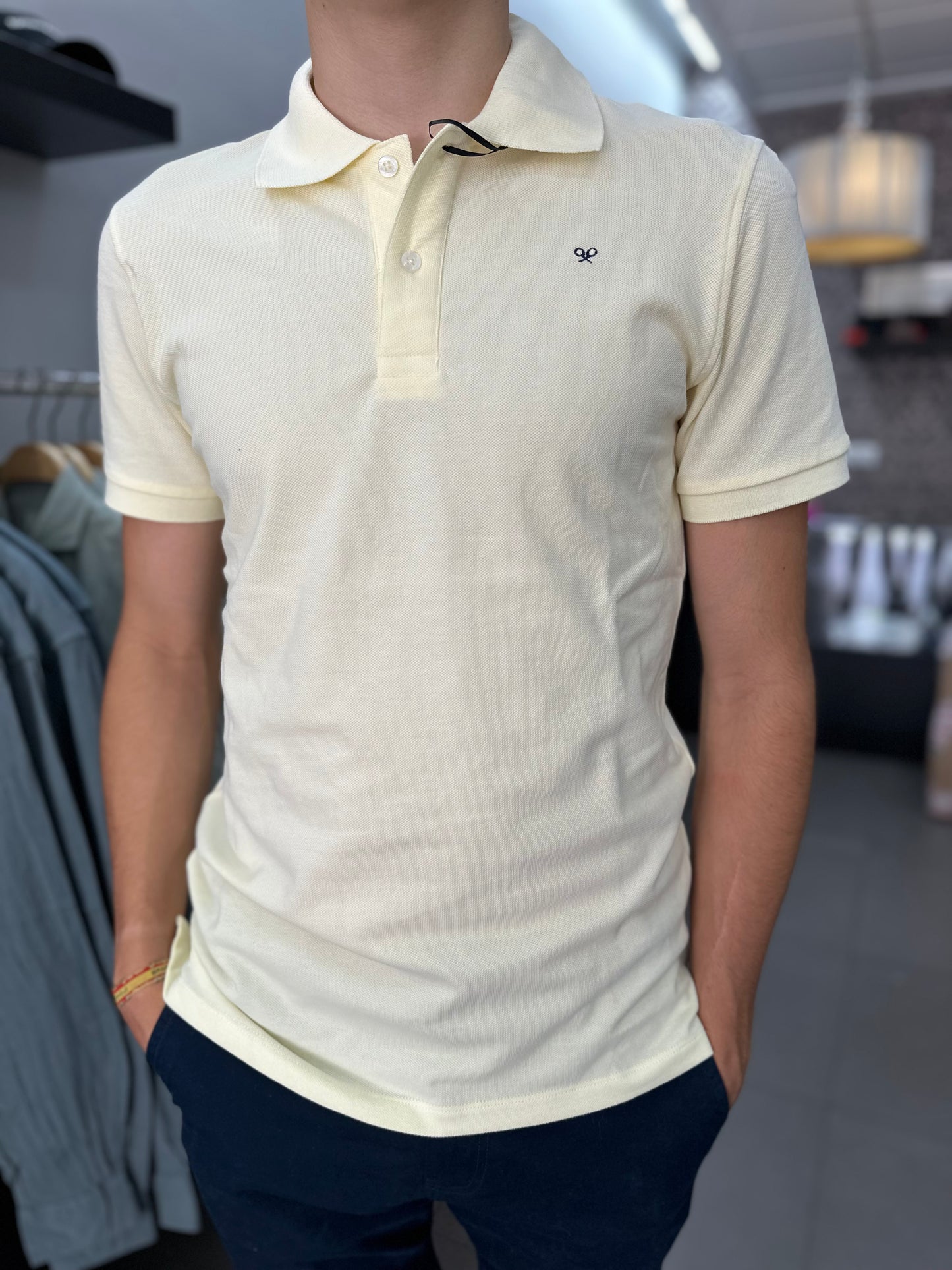 Polo Silbon amarillo mantequilla