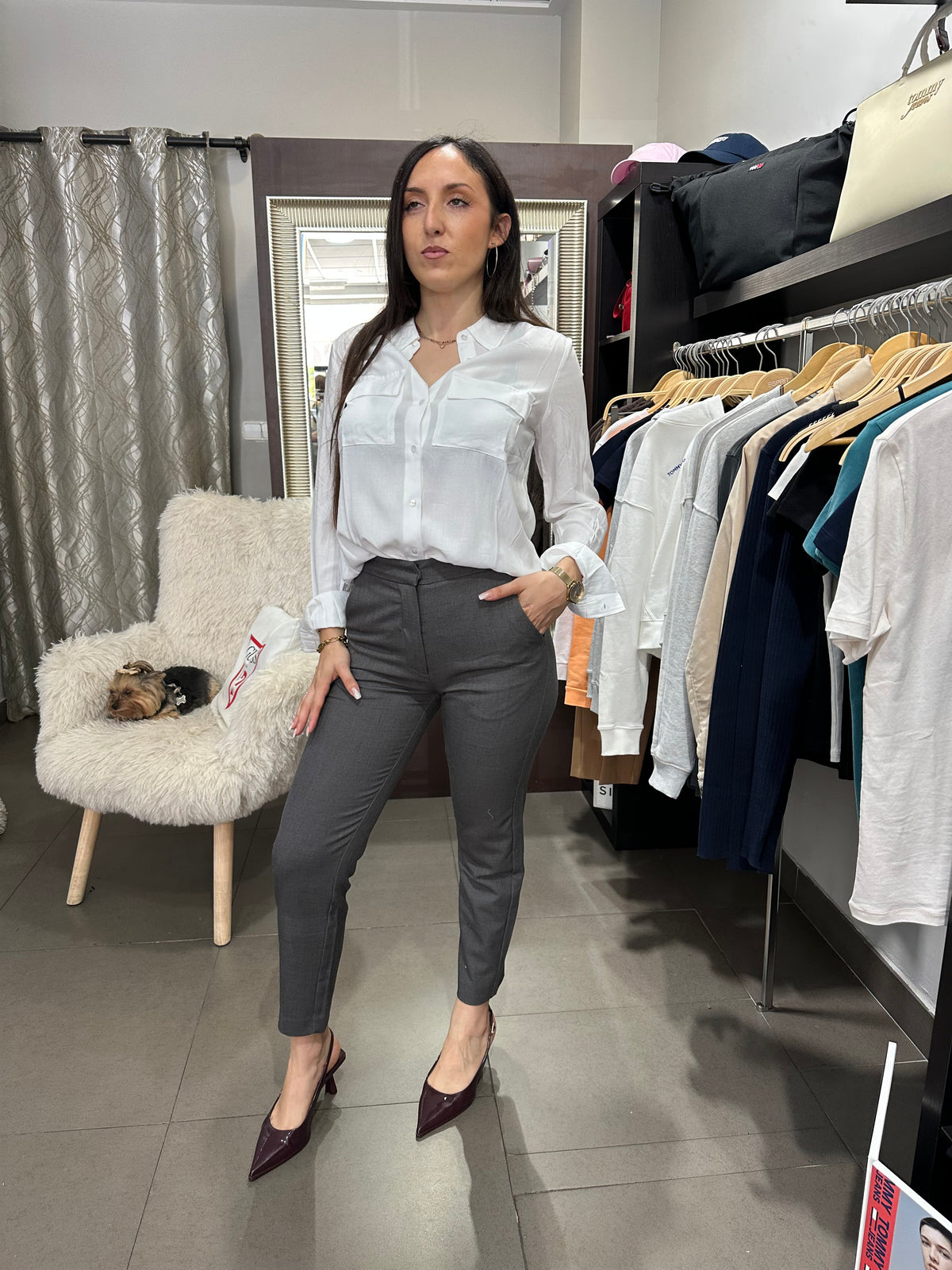 Pantalón Tiffosi chino gris