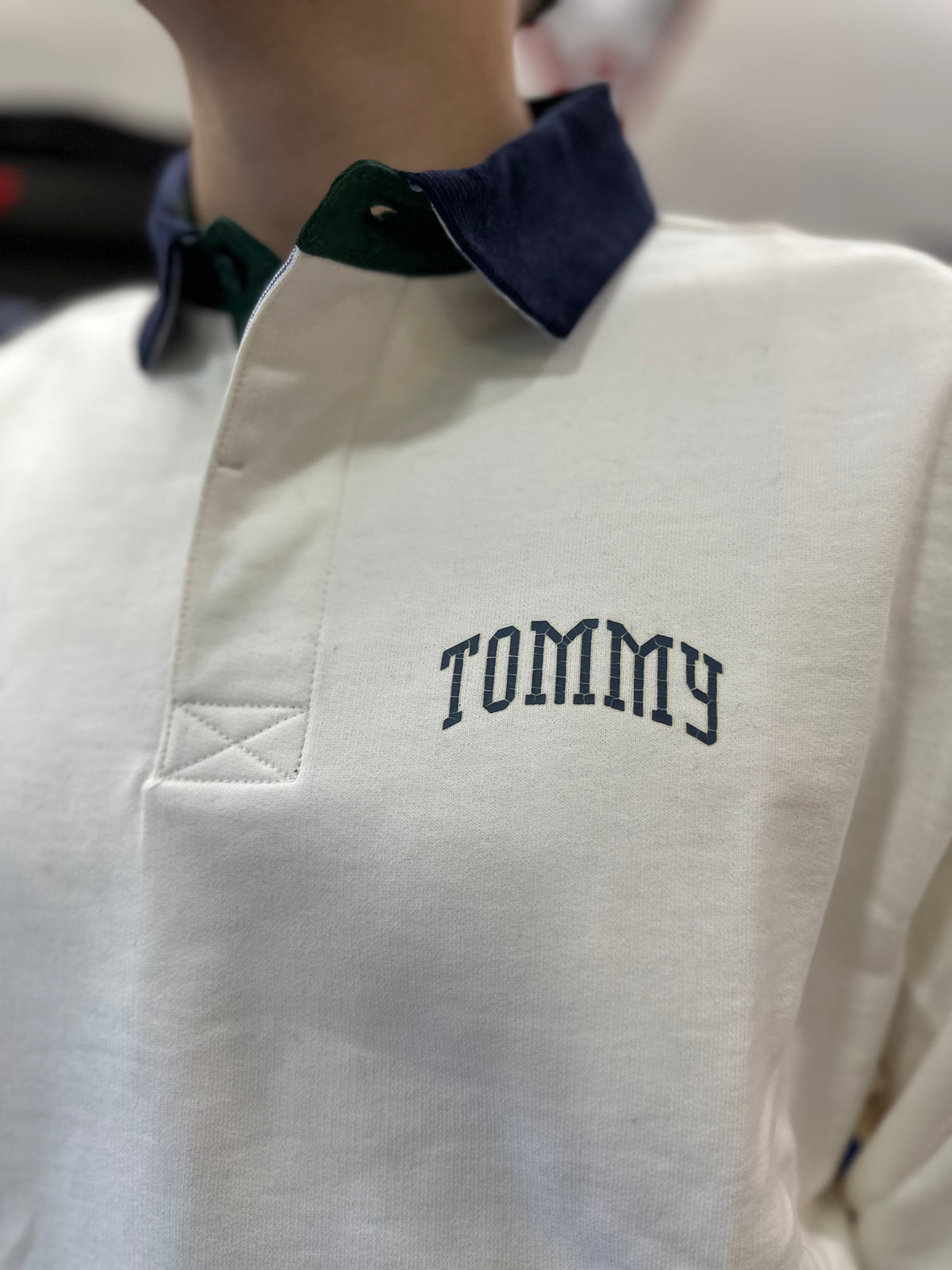 Sudadera Tommy tipo polo