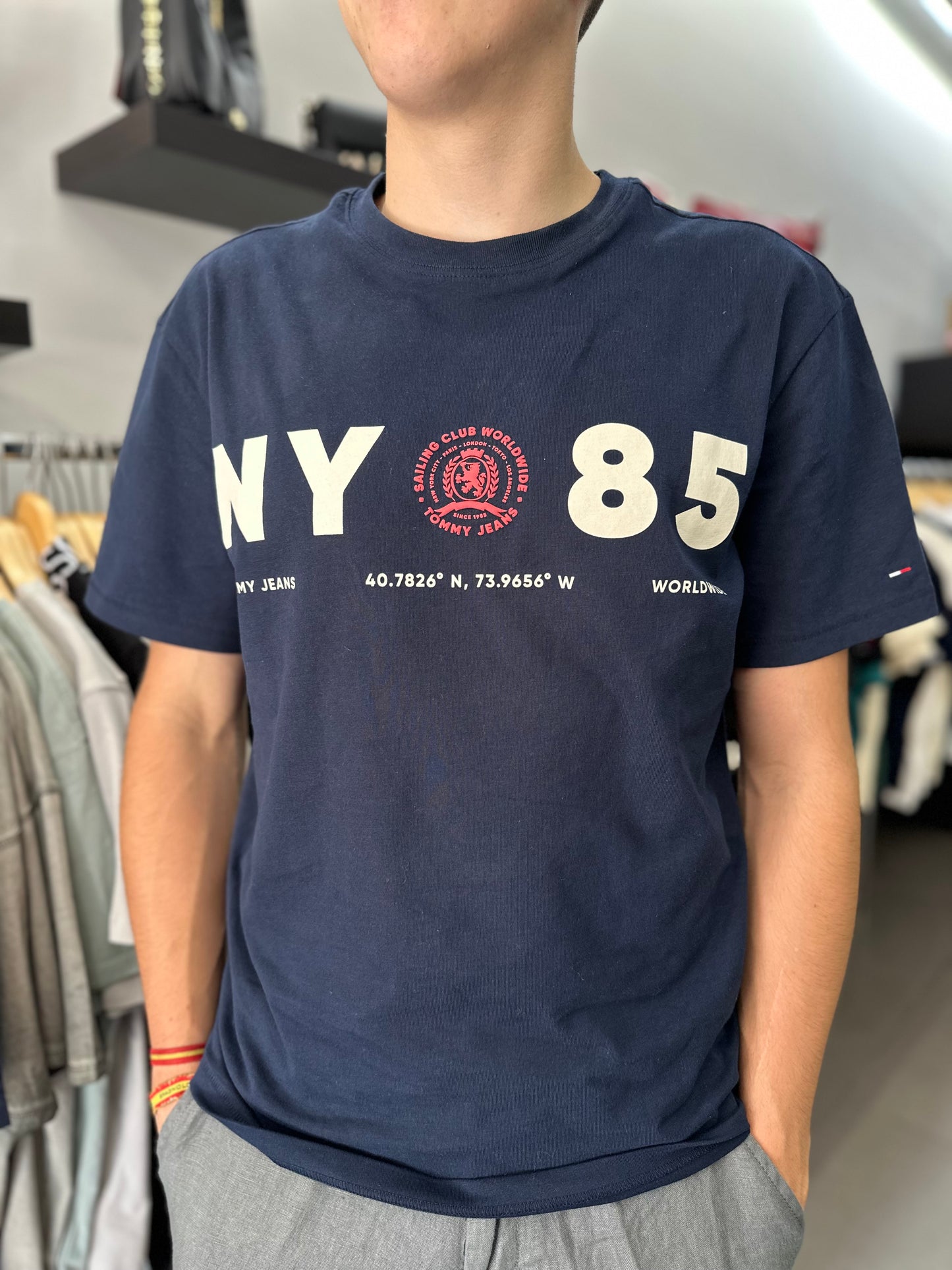 Camiseta NY Tommy marina