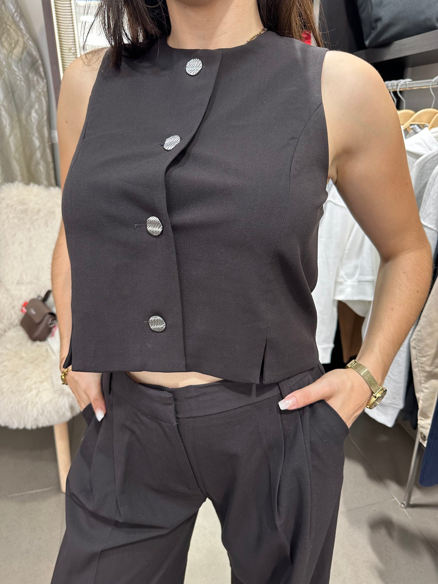 CONJUNTO TIFFOSI CHOCOLATE OSCURO