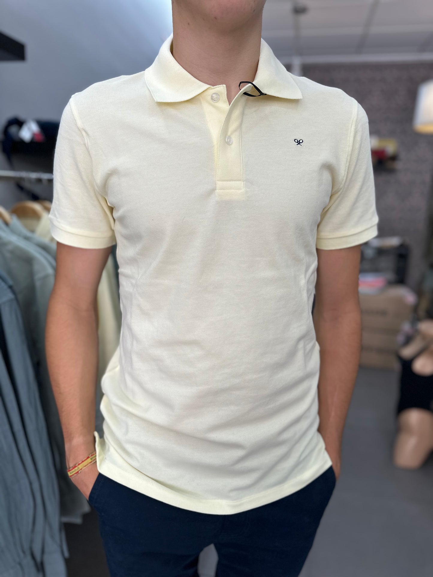 Polo Silbon amarillo mantequilla