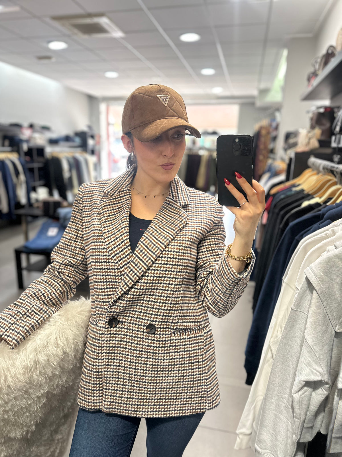 Chaqueta Tiffosi blazer paño abrigo