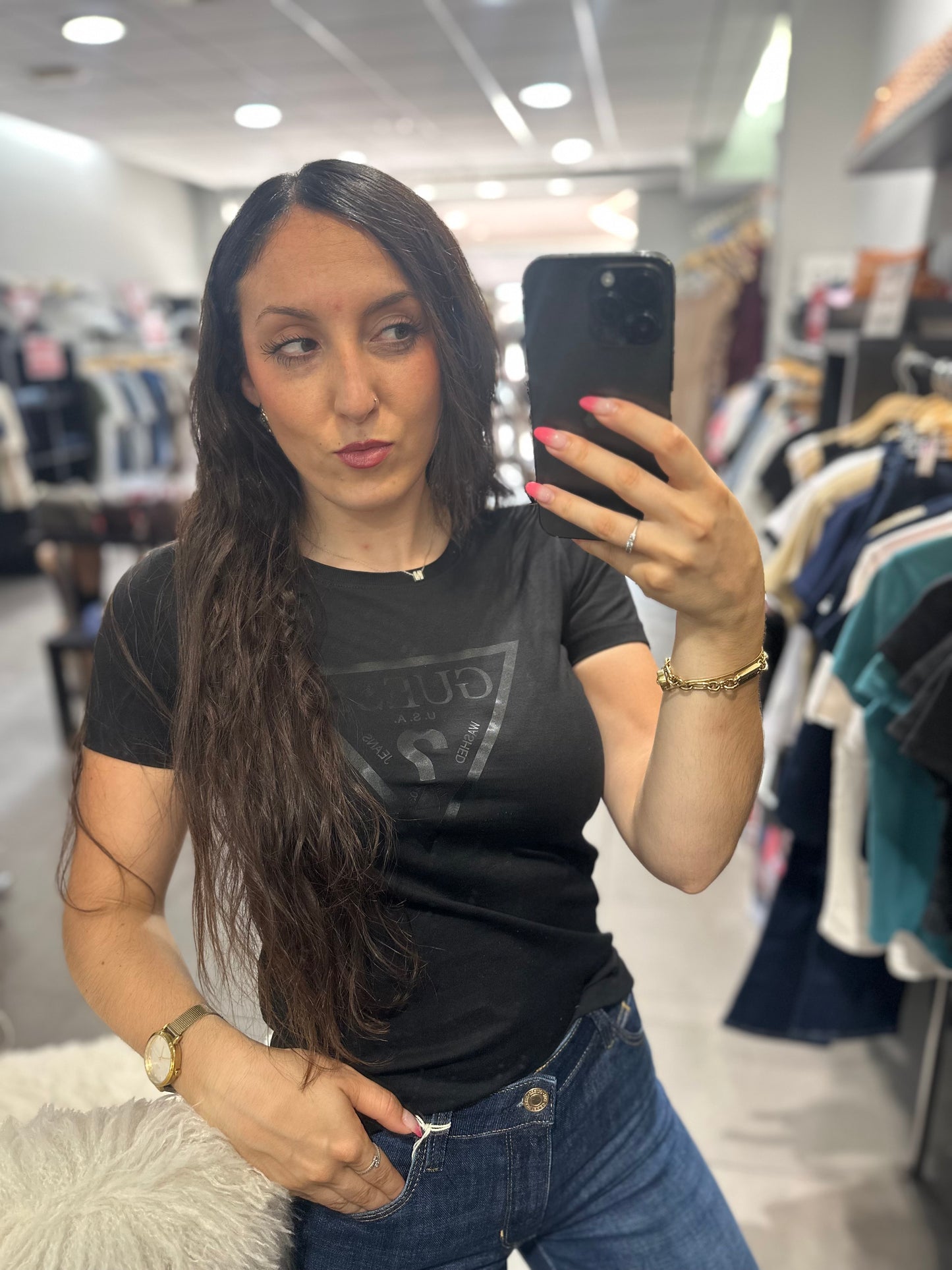 Camiseta Guess Total Black