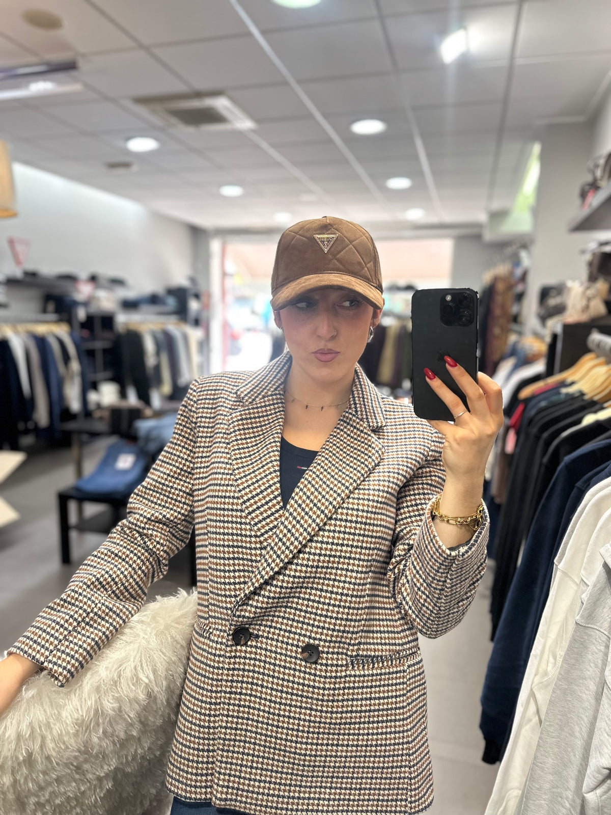 Chaqueta Tiffosi blazer paño abrigo