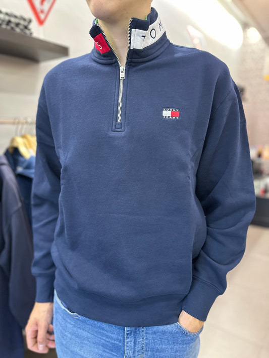 Sudadera Tommy logo cuello