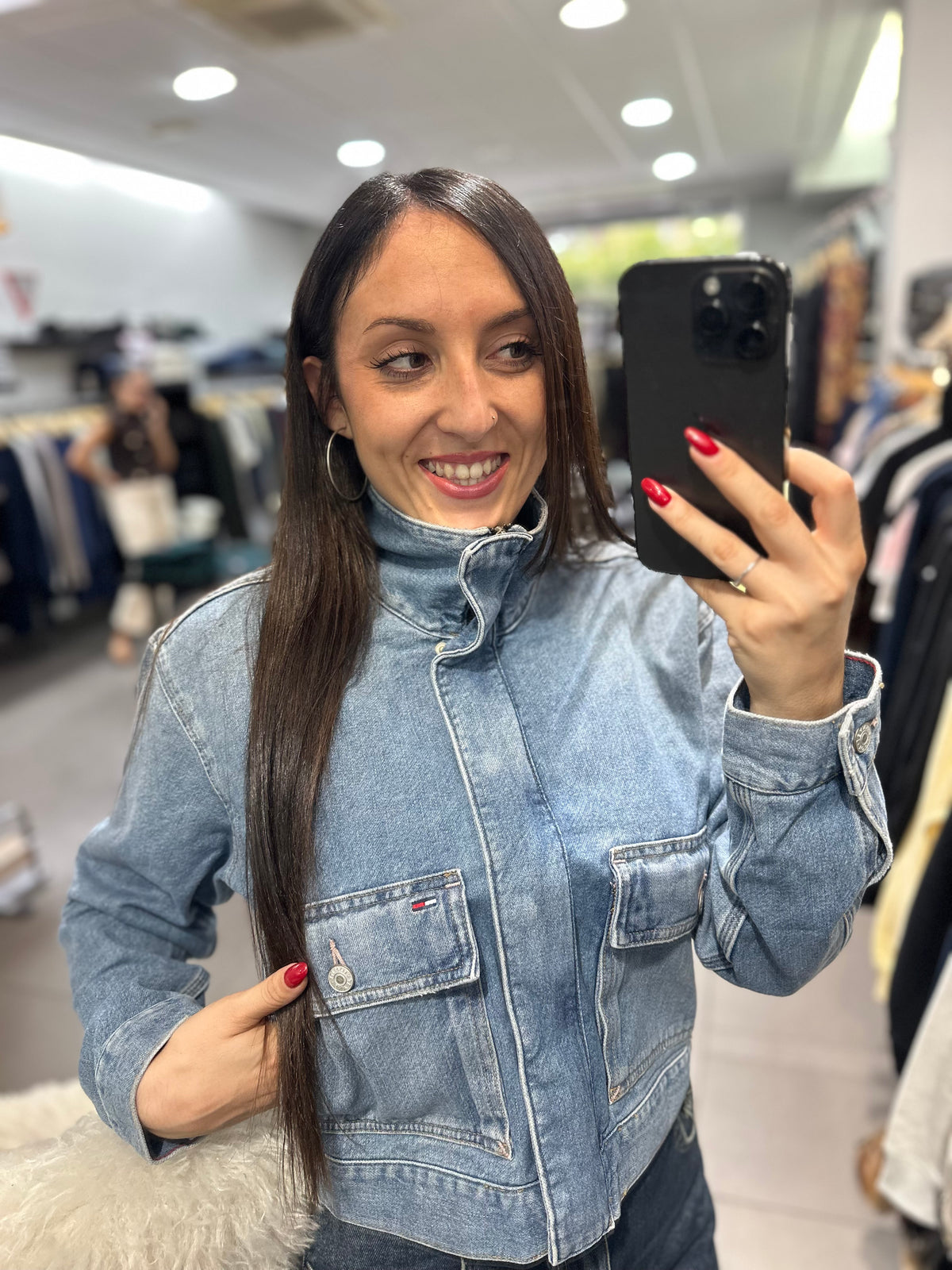 Chaqueta Vaquera Tommy con cuello