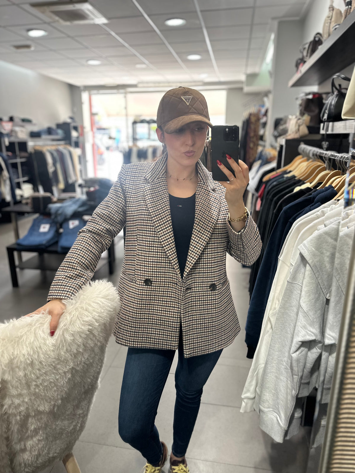 Chaqueta Tiffosi blazer paño abrigo