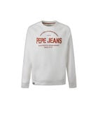 SUDADERA CRUDA PEPE JEANS LOGO TIERRA HOMBRE