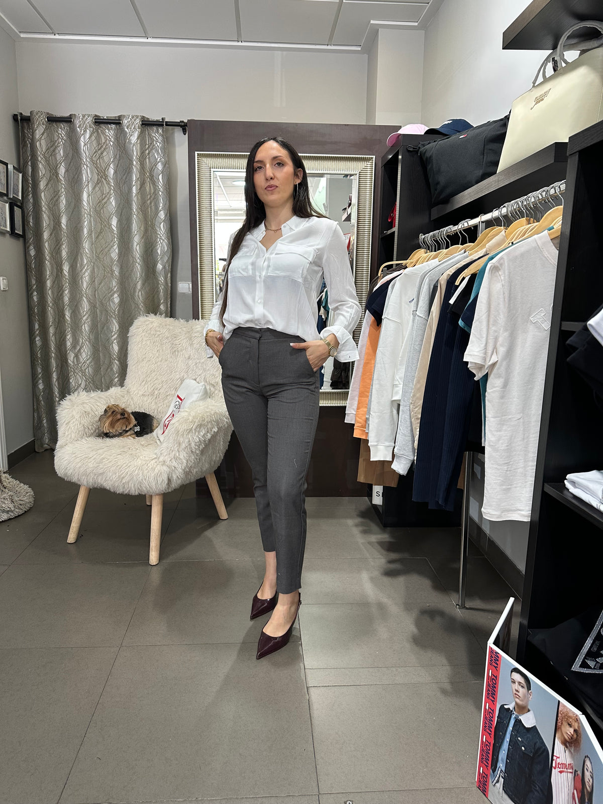 Pantalón Tiffosi chino gris