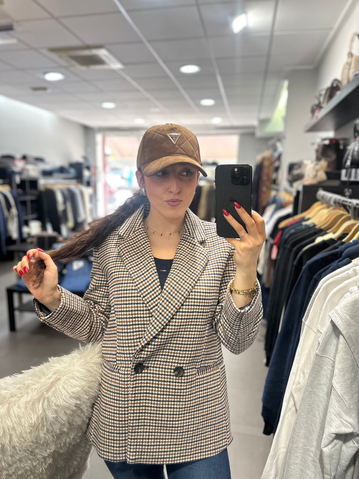 Chaqueta Tiffosi blazer paño abrigo