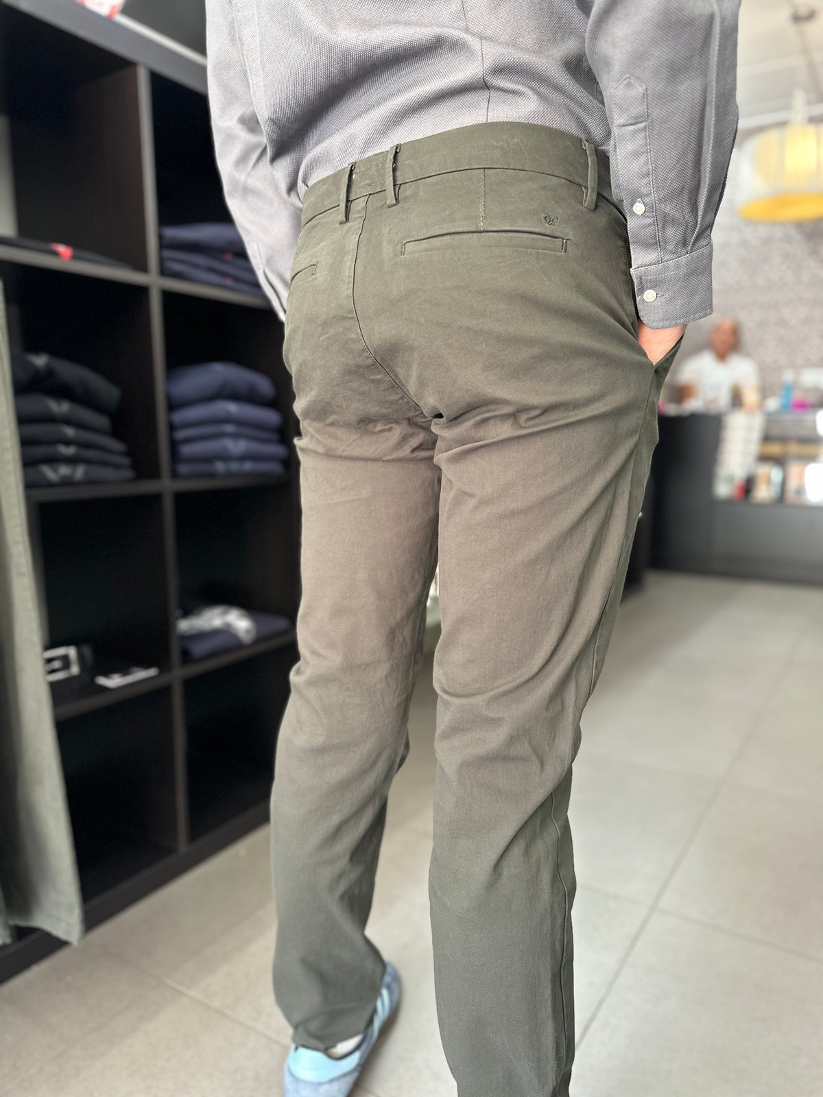 Pantalón Silbon chino verde