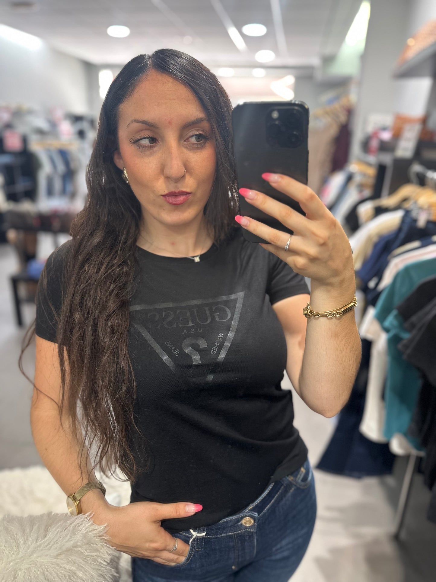 Camiseta Guess Total Black