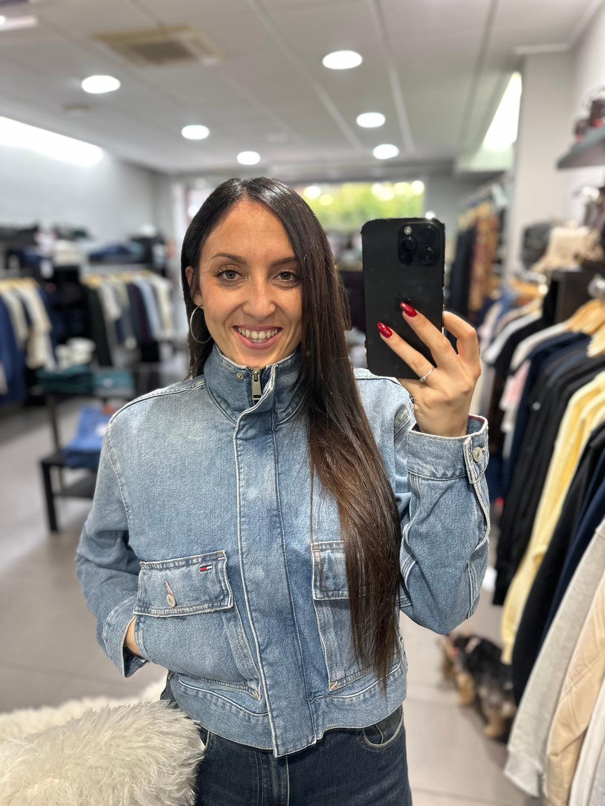 Chaqueta Vaquera Tommy con cuello