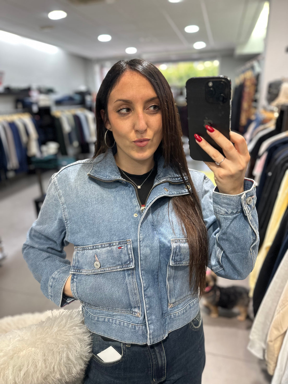 Chaqueta Vaquera Tommy con cuello
