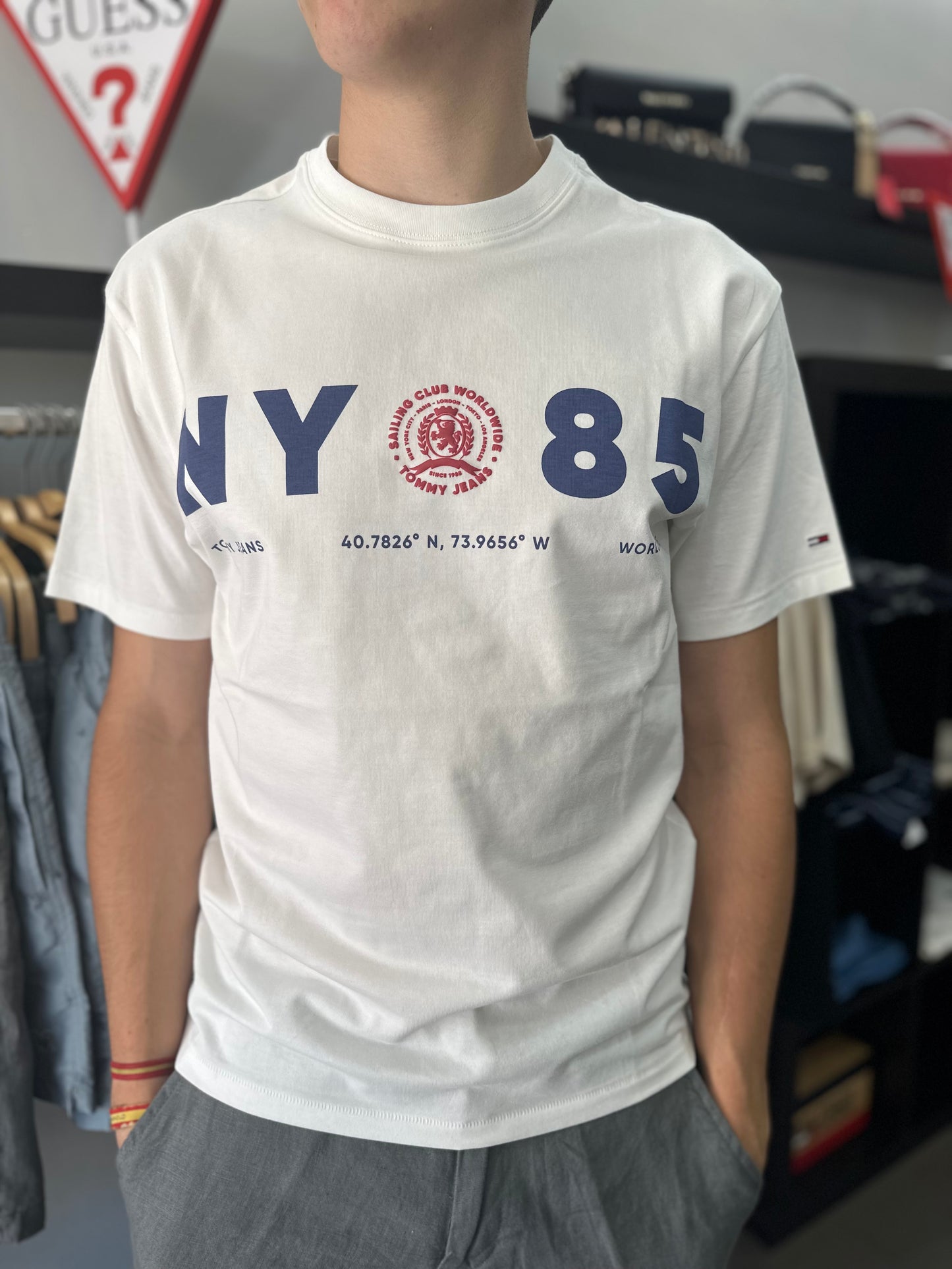 Camiseta NY Tommy blanca