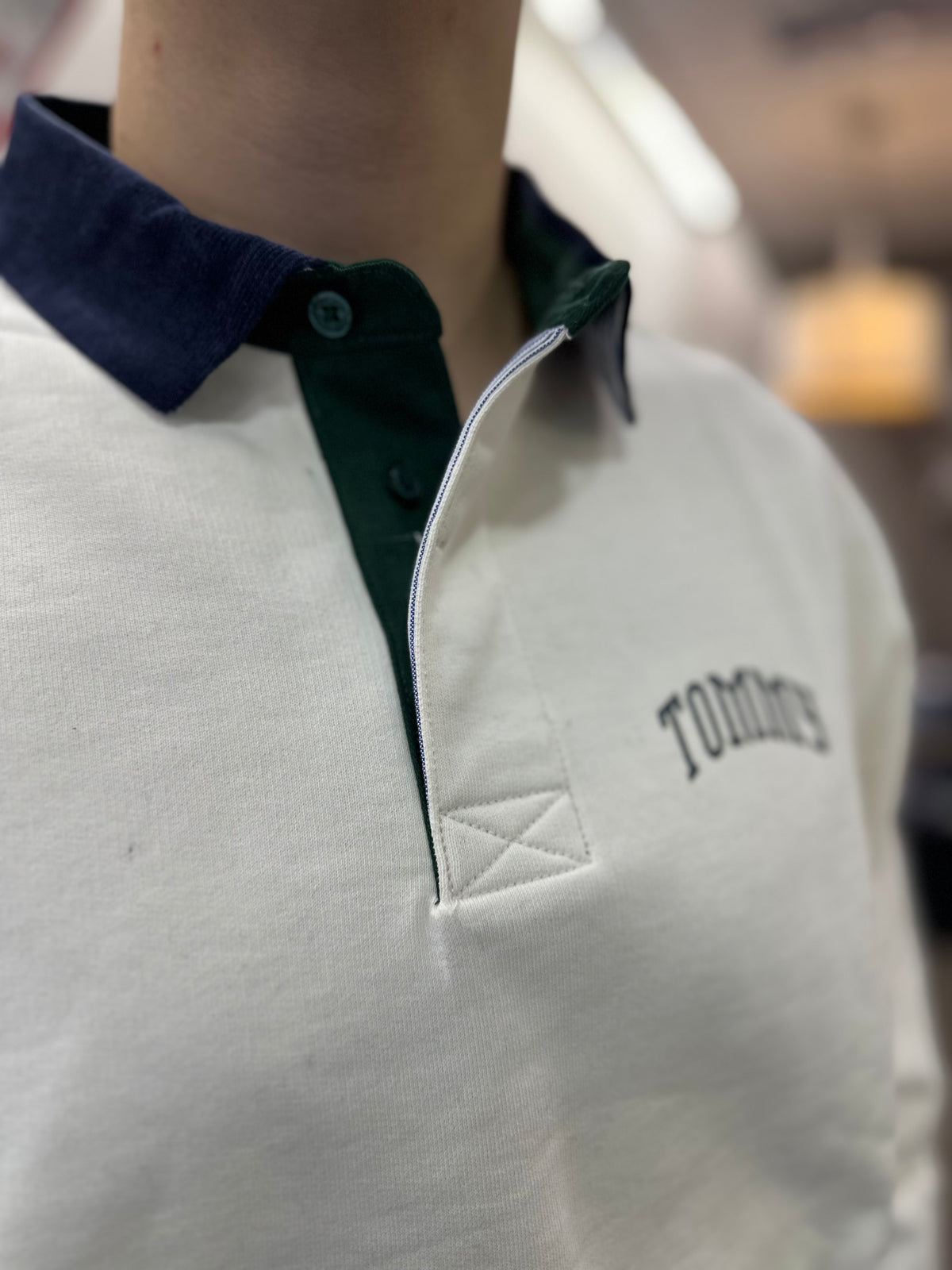 Sudadera Tommy tipo polo
