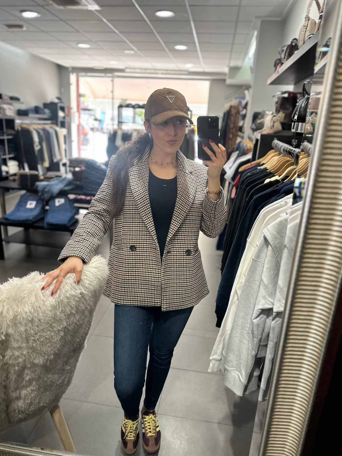 Chaqueta Tiffosi blazer paño abrigo