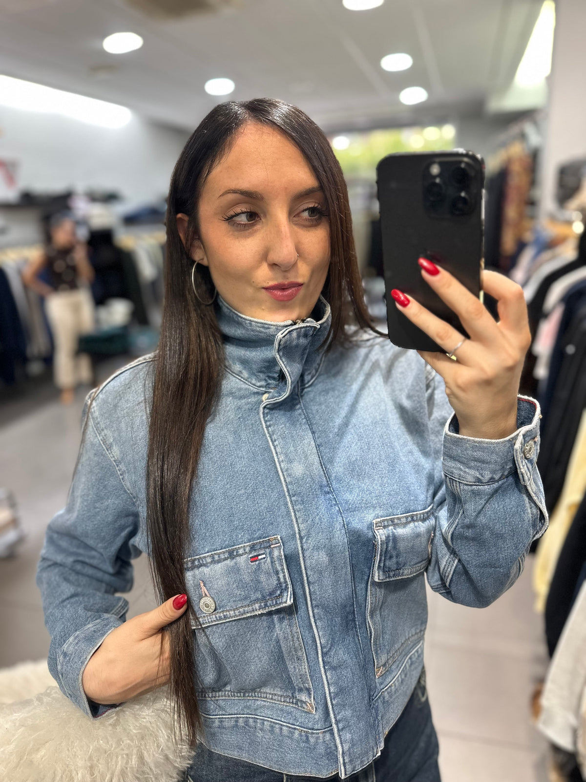 Chaqueta Vaquera Tommy con cuello