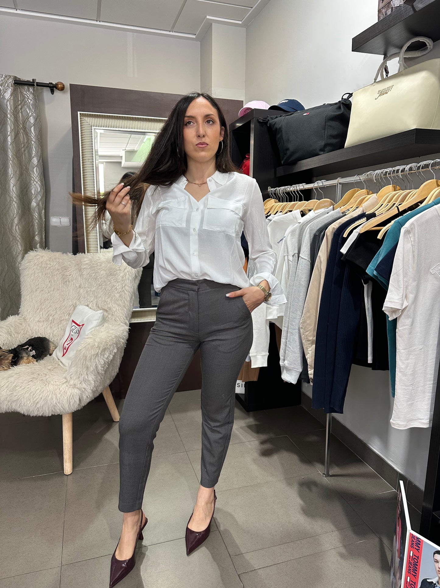 Pantalón Tiffosi chino gris