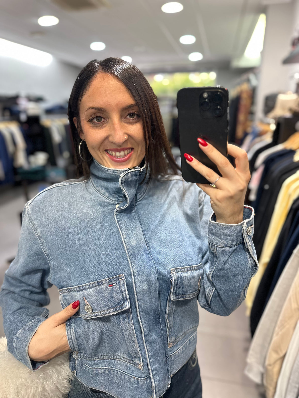 Chaqueta Vaquera Tommy con cuello