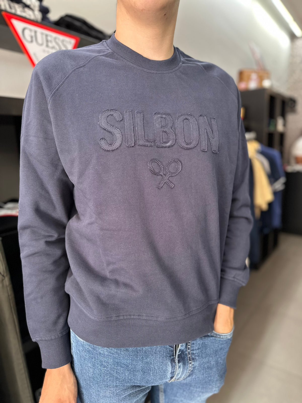 Sudadera Silbon Marina logo nuevo
