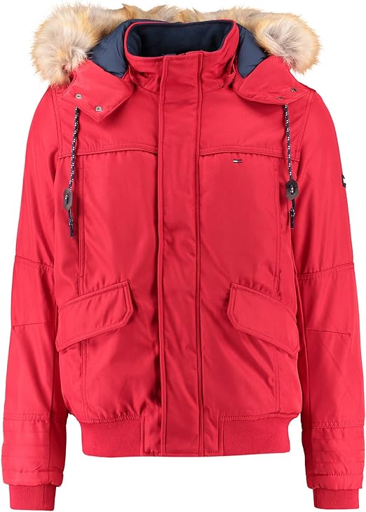 TECH BOMBER TOMMY HILFIGER ROJA HOMBRE